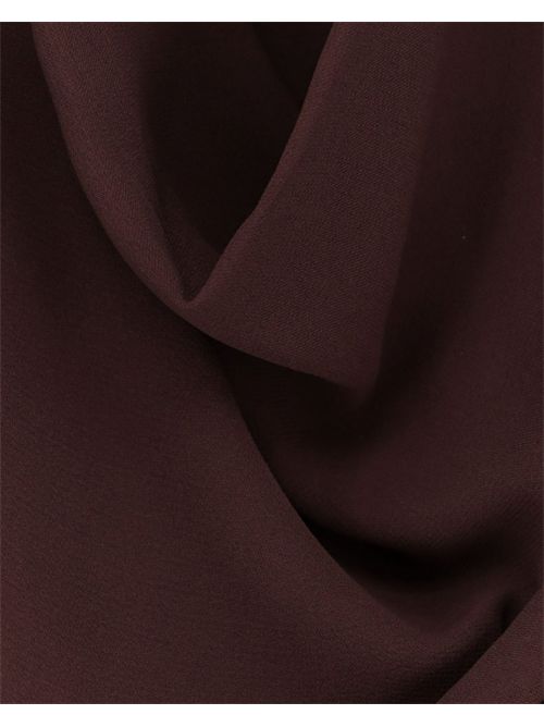 VISCOSE GEORGETTE BODYSUIT ELISABETTA FRANCHI | CB00261E2644 cacao